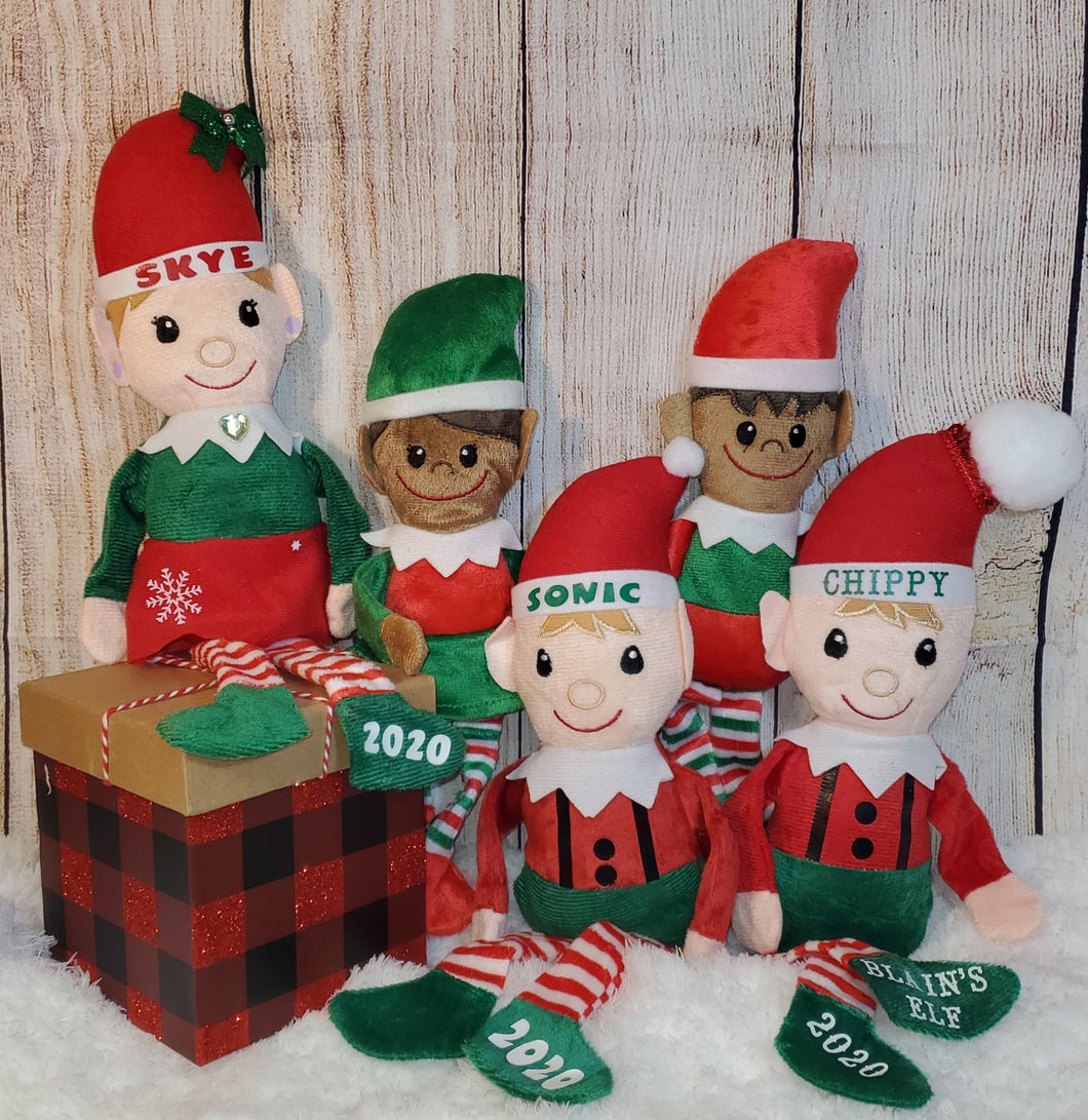 Personalized Plush Christmas Elf