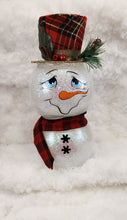 Load image into Gallery viewer, Handcrafted Glass Snowman
